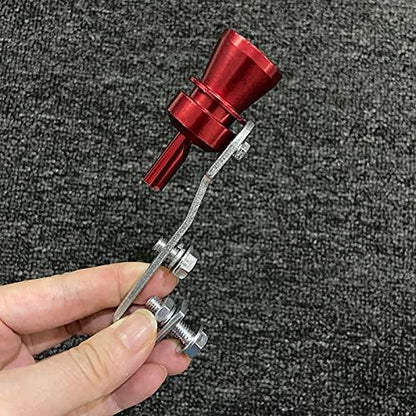 🔥Medium Universal Turbo Sound Noise Exhaust Muffler Pipe Whistle Valve🚗💨